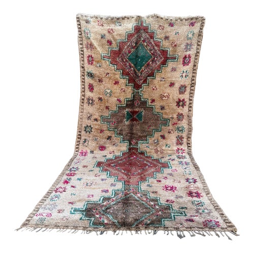 1960s Vintage Zig Zag Design Turkish Kilim Rug