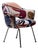 Model 71 Dining Chair by Eero Saarinen for Knoll with Upholstery from Pierre Frey, 1960s For Sale