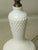 1950s Pair of Hobnail Milk Glass Lamps For Sale - Image 5 of 15