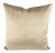 Kravet Flamme Velvet in Greige Pillow Cover For Sale