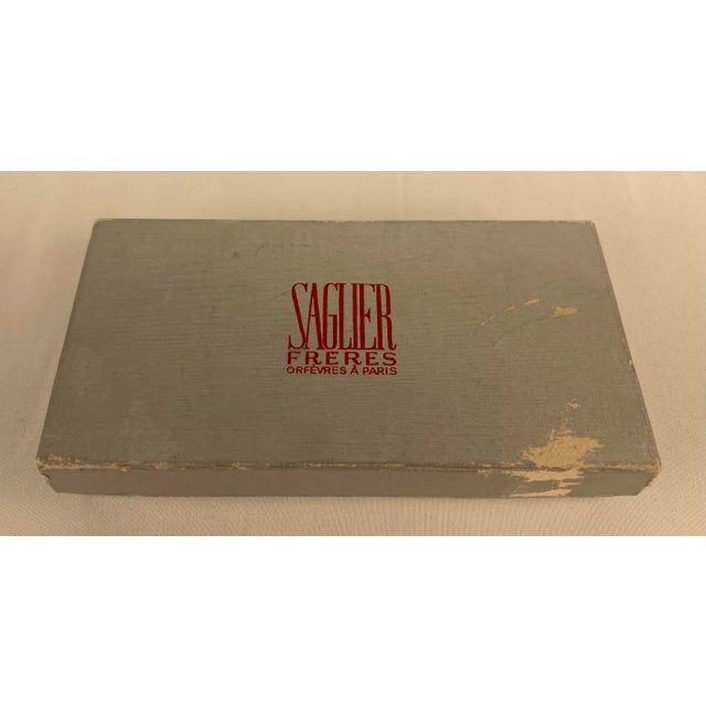 Art Deco Style Crystal Salt and Pepper Serving Dishes by Saglier France For Sale - Image 10 of 10