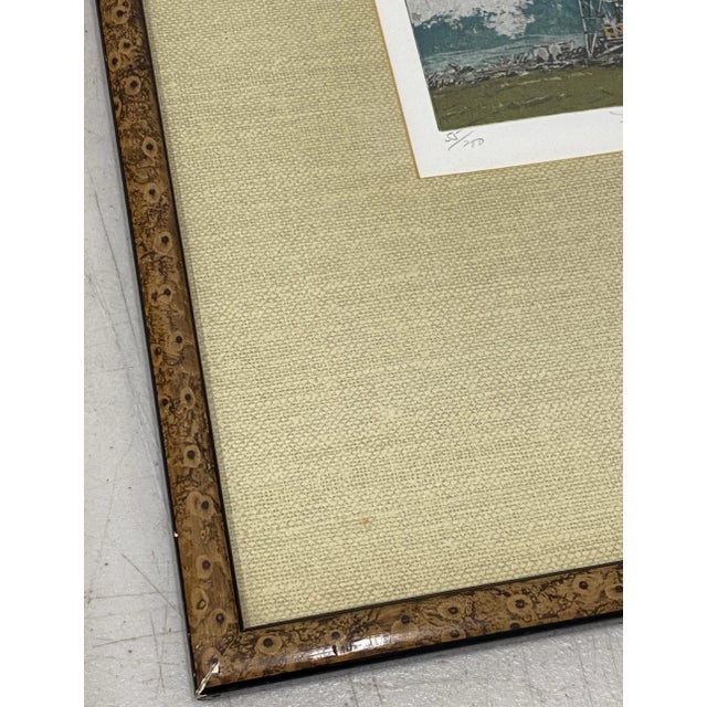 John Collette "Drilling" Original Drypoint Etching W/ Aquatint C.1980 For Sale - Image 10 of 13