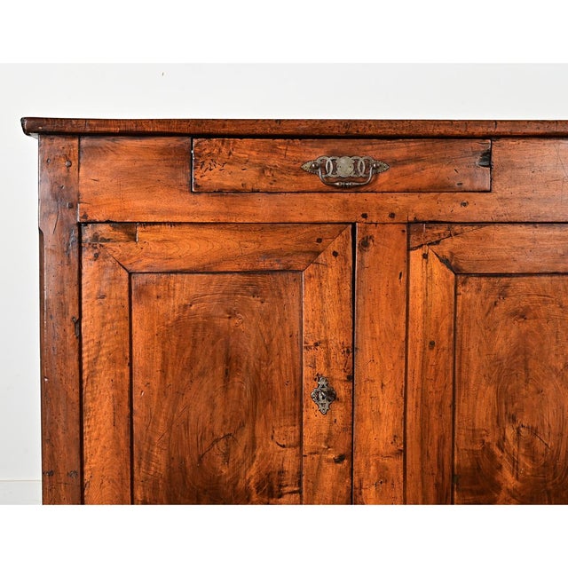 French 19th Century Solid Walnut Enfilade For Sale - Image 9 of 16