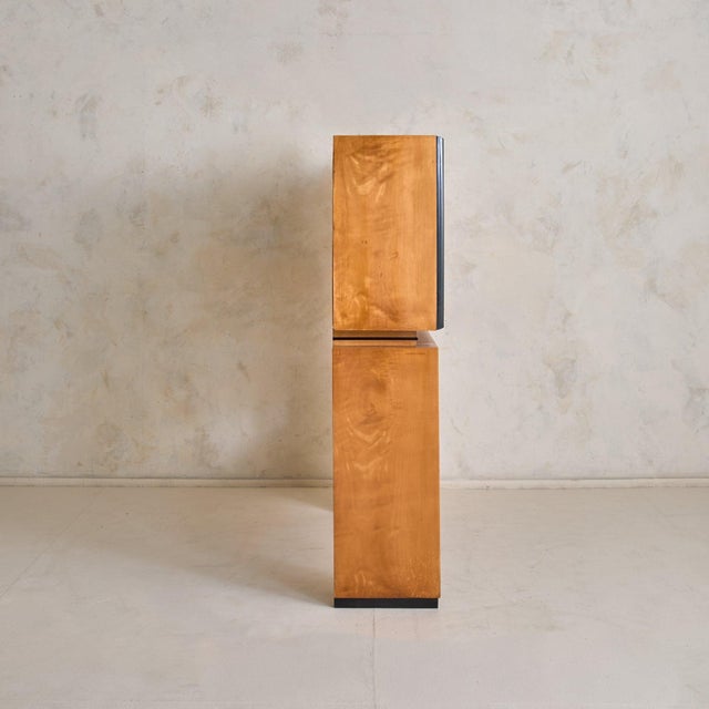 Italian Two-Tier Wood Cabinet Attributed to Paolo Buffa, 1940s For Sale In Chicago - Image 6 of 13