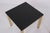 Coffee Tables in Brass-Plated Metal with Black Slate Tops, 1970s, Set of 2 For Sale - Image 4 of 9