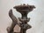 Early 20th Century Chinese Ceramic Oil Lamp Hand Carved Yue Ware Celadon Phoenix Statue Oil Lamp For Sale - Image 5 of 11