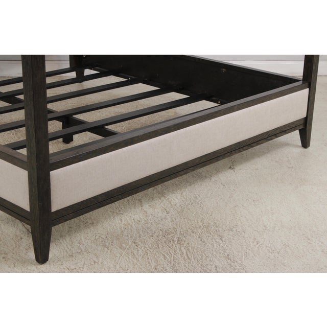 Restoration Hardware King Size Upholstered Bed For Sale - Image 9 of 18