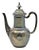 Fluted Silver Teapot with Royal Insignia For Sale