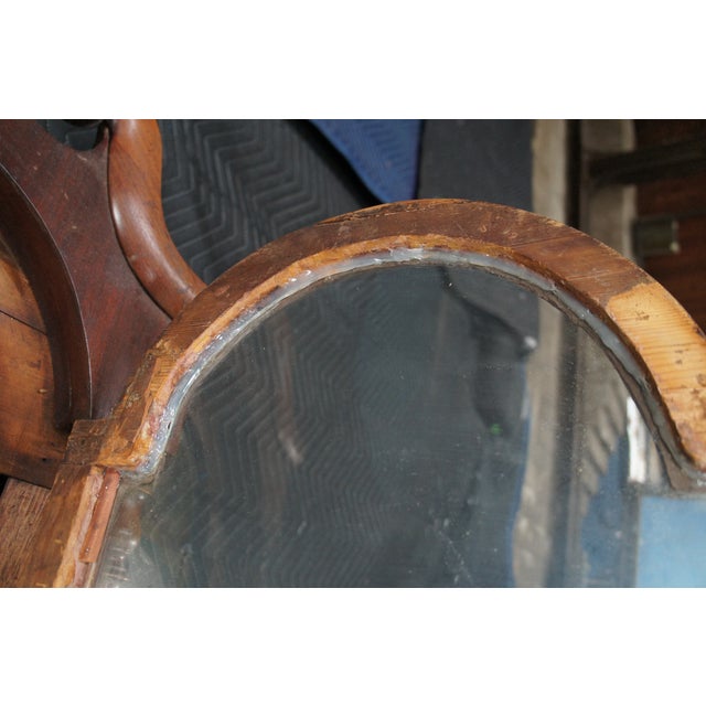 Brown Antique English Georgian Quartersawn Oak Baldwin Loughborough Longcase Clock 85" For Sale - Image 8 of 18