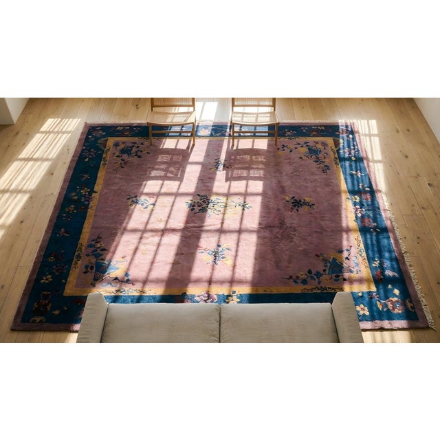 1920s Chinese Art Deco Carpet ( 8' x 9' 8'' - 245 x 295 cm ) For Sale - Image 13 of 15
