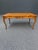 French Vintage Louis XV Style Carved Walnut Marquetry & Parquetry Coffee Table For Sale - Image 3 of 12