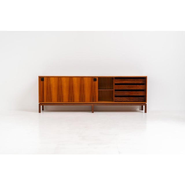 Contemporary XL Rosewood Sideboard by Alfred Hendrickx For Sale - Image 3 of 17
