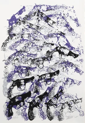 Arman, Royal Guns, Screenprint