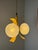 Metal Yellow and White Pendant Lamp by Richard Essig For Sale - Image 7 of 11