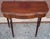 Traditional Late 19th Century Sheraton Mahogany Flip Top Card Console Table For Sale - Image 3 of 8