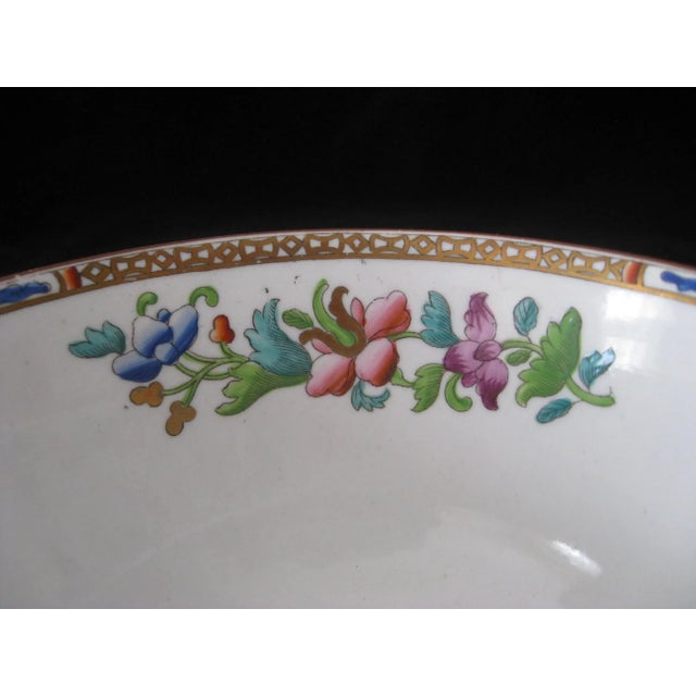 Chinoiserie 18c Josiah Spode Peacock Bowl - England For Sale - Image 3 of 12