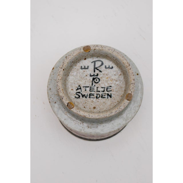 Vintage Scandinavian Ceramic Vase by Inger Persson for Rörstrand, Sweden, 1970s For Sale - Image 9 of 13