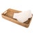 Boho Chic Artifacts Rattan Rectangular Tray For Sale - Image 3 of 4