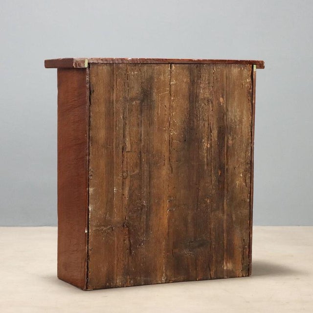 19th Century Walnut Credenza with Floral Engraving, Italy For Sale - Image 10 of 11