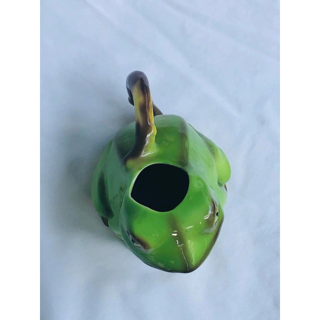 Tony Wood Staffordshire Style Pottery Frog Creamer For Sale In New York - Image 6 of 7