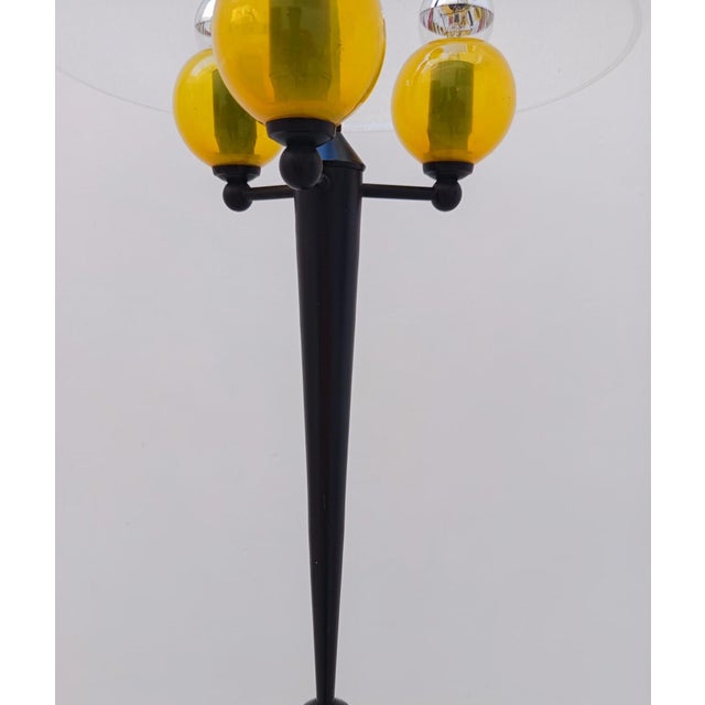Vintage Space Age Murano Glass 3-Light Floor Lamp, 1970s For Sale - Image 6 of 13