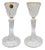Pair of Late 20th Century French Crystal Candlestick Holders by Cristal d'Arques-Durand For Sale