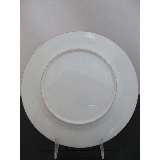 Japanese Imari Porcelain Butterfly & Flower Gold Trim 10 1/4" Dinner Plate Set For Sale - Image 9 of 9
