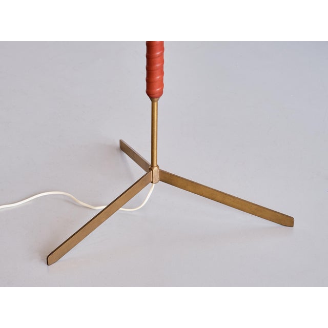 Brown Vintage G-31 Floor Lamp in Brass by Bergboms, 1940s For Sale - Image 8 of 12
