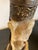 Vintage Asian Inspired Carved Stone Lamp For Sale - Image 4 of 12
