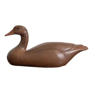 Vintage Life Size Composite Resin Goose Decoy
