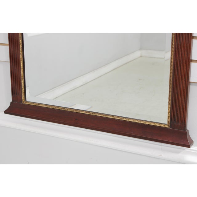 1990s Henkel Harris Mahogany Chippendale Style Mirror For Sale - Image 5 of 15