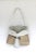 Stylish Beige Leather with Large Oyster White Leather Tassel and leather fold over front and back flaps Slouch Shoulder...