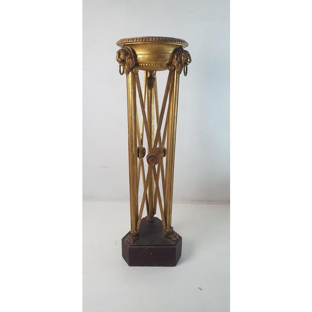 Italian Guilded Gueridon Pedestal, 1750s For Sale - Image 12 of 13