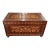 Vintage Inlaid Wooden Tea Caddy With Crystal Bowl For Sale