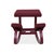 Variable Monochrome Wooden Kneeling Chair in Violet Plum Fabric by Peter Opsvik for Varier For Sale - Image 11 of 12