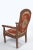 Contemporary Boho Chic Suzani Embroidered Bergere Chair For Sale - Image 3 of 12