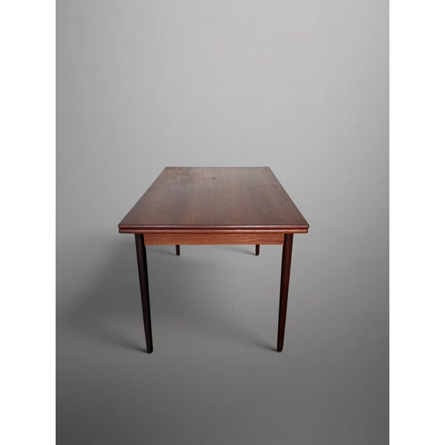 Mid-Century Scandinavian Teak Extendable Dining Table, 1950s For Sale - Image 9 of 13