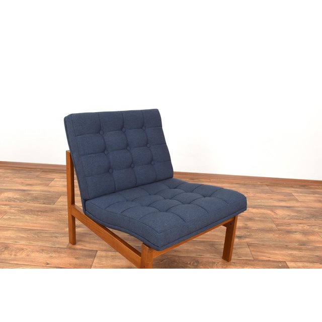 Mid-Century Modern Moduline Modular Sofas in Teak by Ole Gjerløv-Knudsen & Torben Lind for France & Søn, 1960s, Set of 5 For Sale - Image 13 of 16