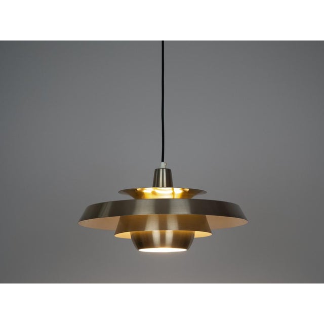 Vintage Aluminum Pendant Lamp by David Mogensen for Superlight, 1980s For Sale - Image 3 of 11