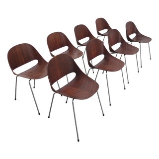 Sl58 Chairs by Léon Stynen, 1958, Set of 8 For Sale