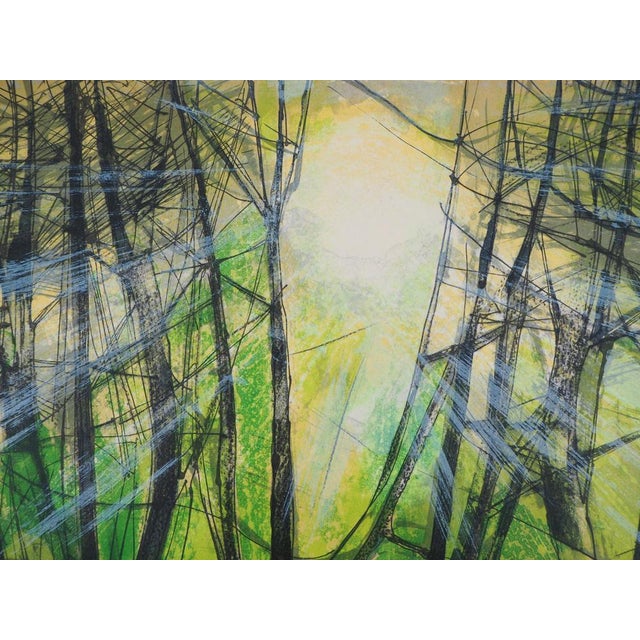 Modern Camille Hilaire, Soleil couchant sur L'Andlau, Lithograph For Sale - Image 3 of 6