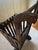 Antique Slat Wood Grocery Shopping Cart Wheeled Basket For Sale - Image 9 of 9
