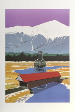 Absolut Statehood: New Hampshire, Allan McCulloch Lithograph