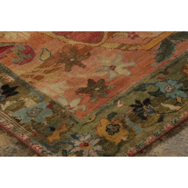 Rug & Kilim’s Persian Style Rug With Polychromatic Intricate Floral Patterns For Sale In New York - Image 6 of 10