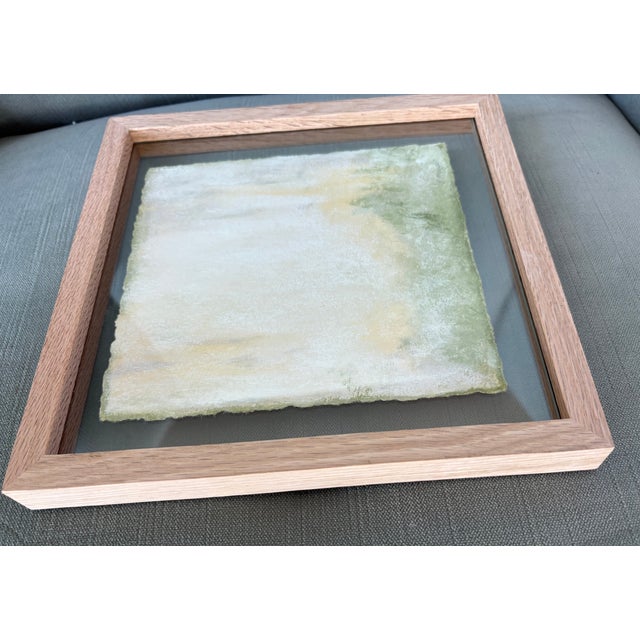 Contemporary Abstract Pastel on Paper, Framed For Sale - Image 9 of 9