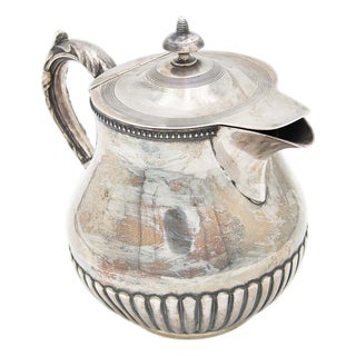 Embossed Silver Coffee Maker For Sale