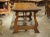 Wood 17th Century Italian Single Walnut Plank Top Table With Lyre Legs For Sale - Image 7 of 18