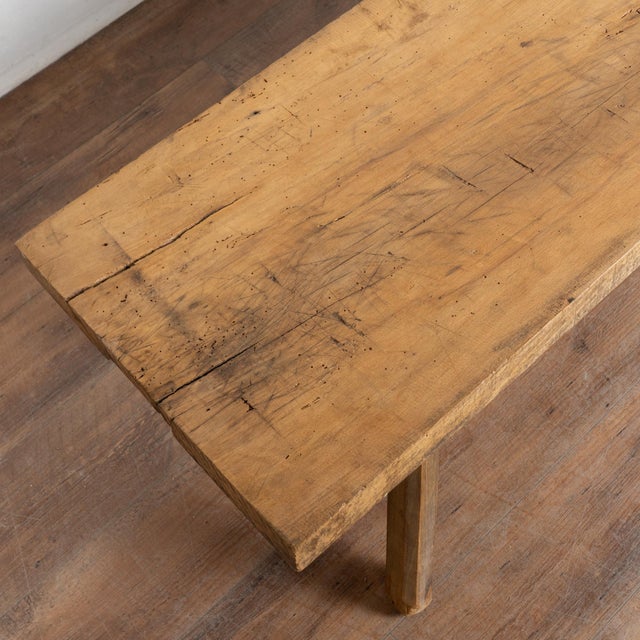 20th Century Rustic Coffee Table From Hungary For Sale - Image 4 of 11