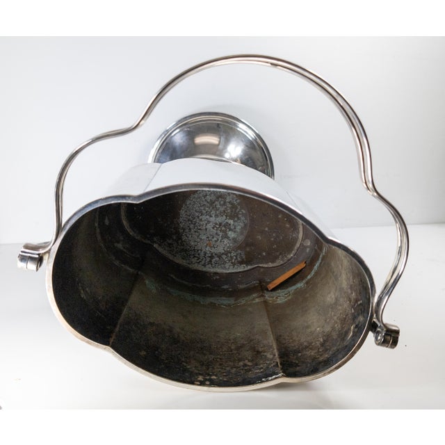 Mid-Century Modern Silverplate Tableside Champagne Wine or Ice Bucket For Sale - Image 10 of 14