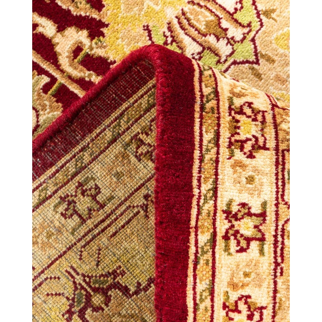 Mogul, One-of-a-Kind Hand-Knotted Area Rug in Red, 4' 9" x 7' 4" For Sale In New York - Image 6 of 8